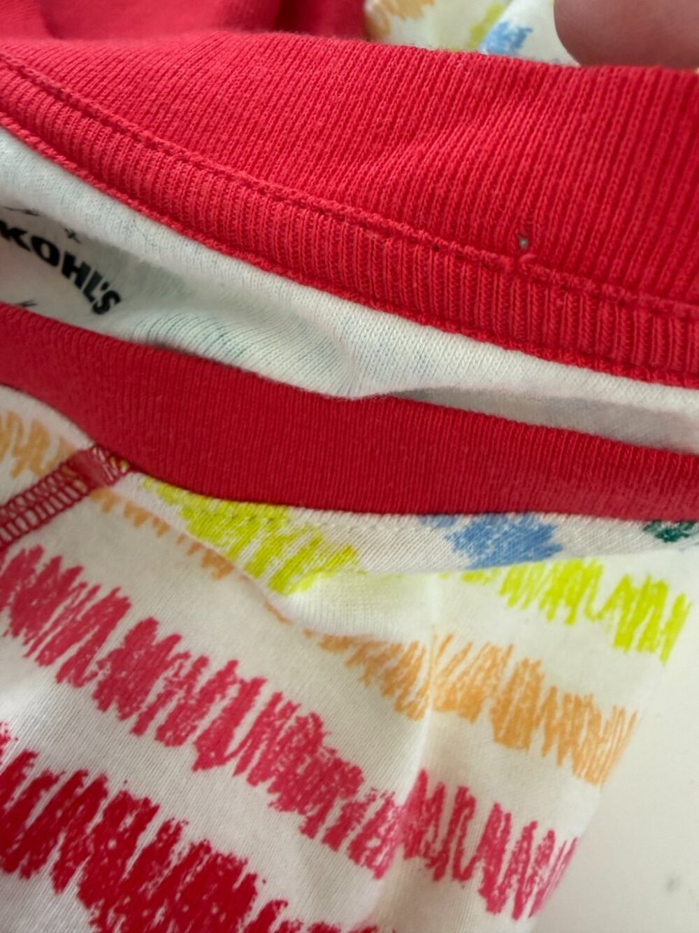 Crayola x Kohl’s Colorful Stripe Pajama Set Size M - Picture 8 of 8